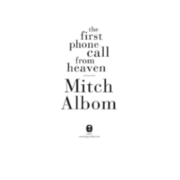 4/$30 Bundle; "The First Phone Call From Heaven" by Mitch Albom - Picture 2 of 5
